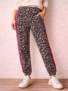 Mother No Zip Misfit Jeans NWOT Jungle Eyes Animal Print Pants Size 26 Stripe